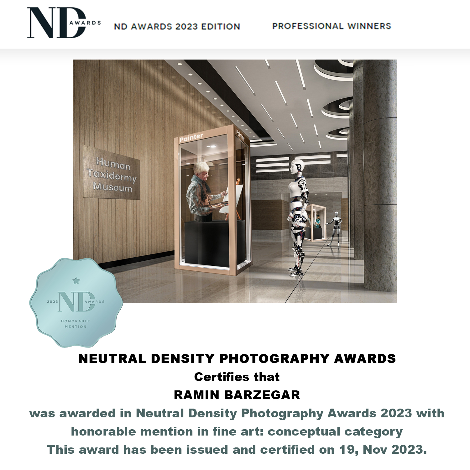 neutral density photography awards
