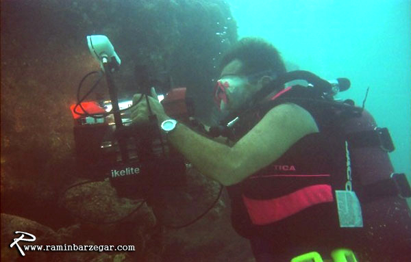 عکاسی زیر آب جزیره کیش سال ۲۰۰۰ - رامین برزگر