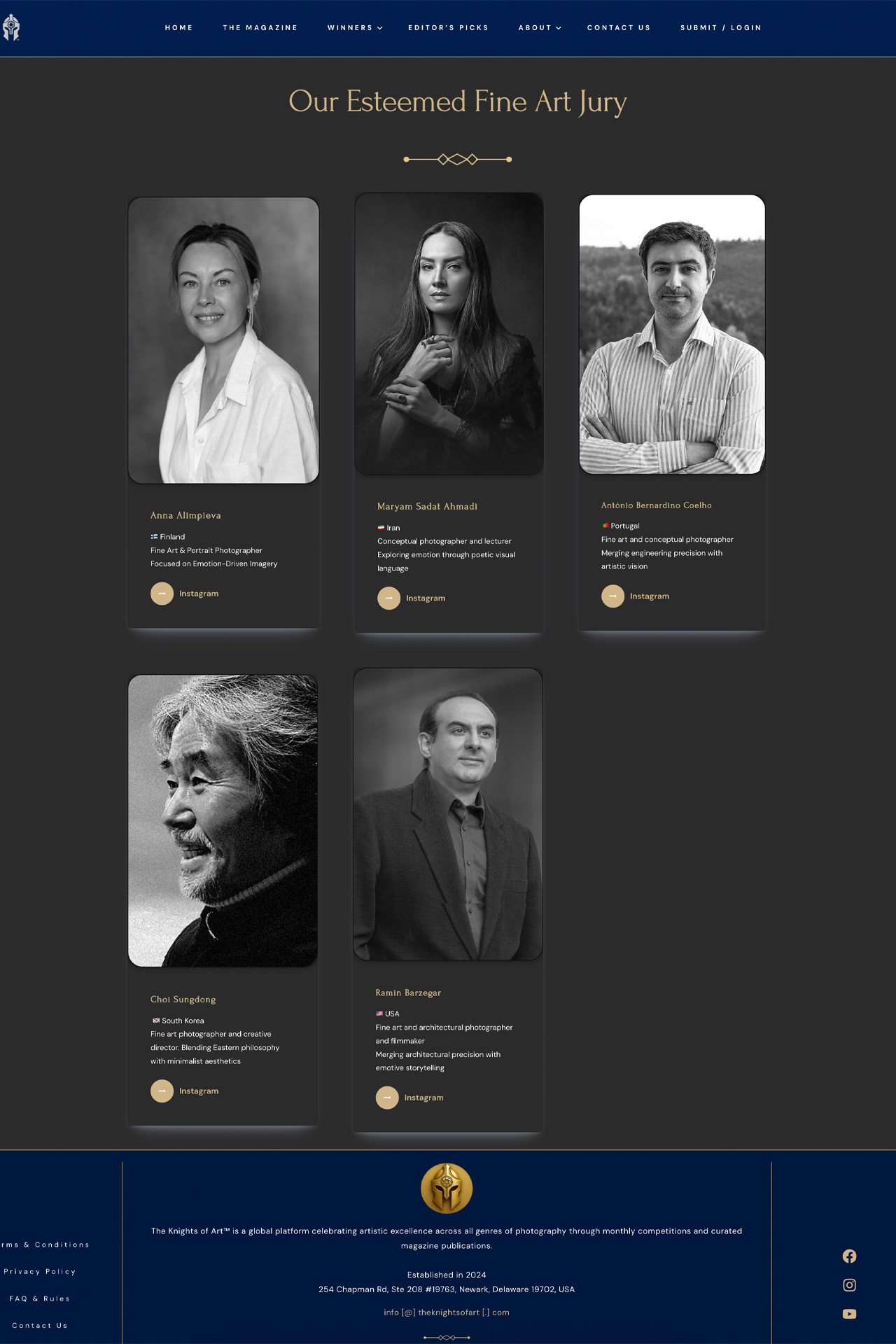Ramin Barzegar international photography juror