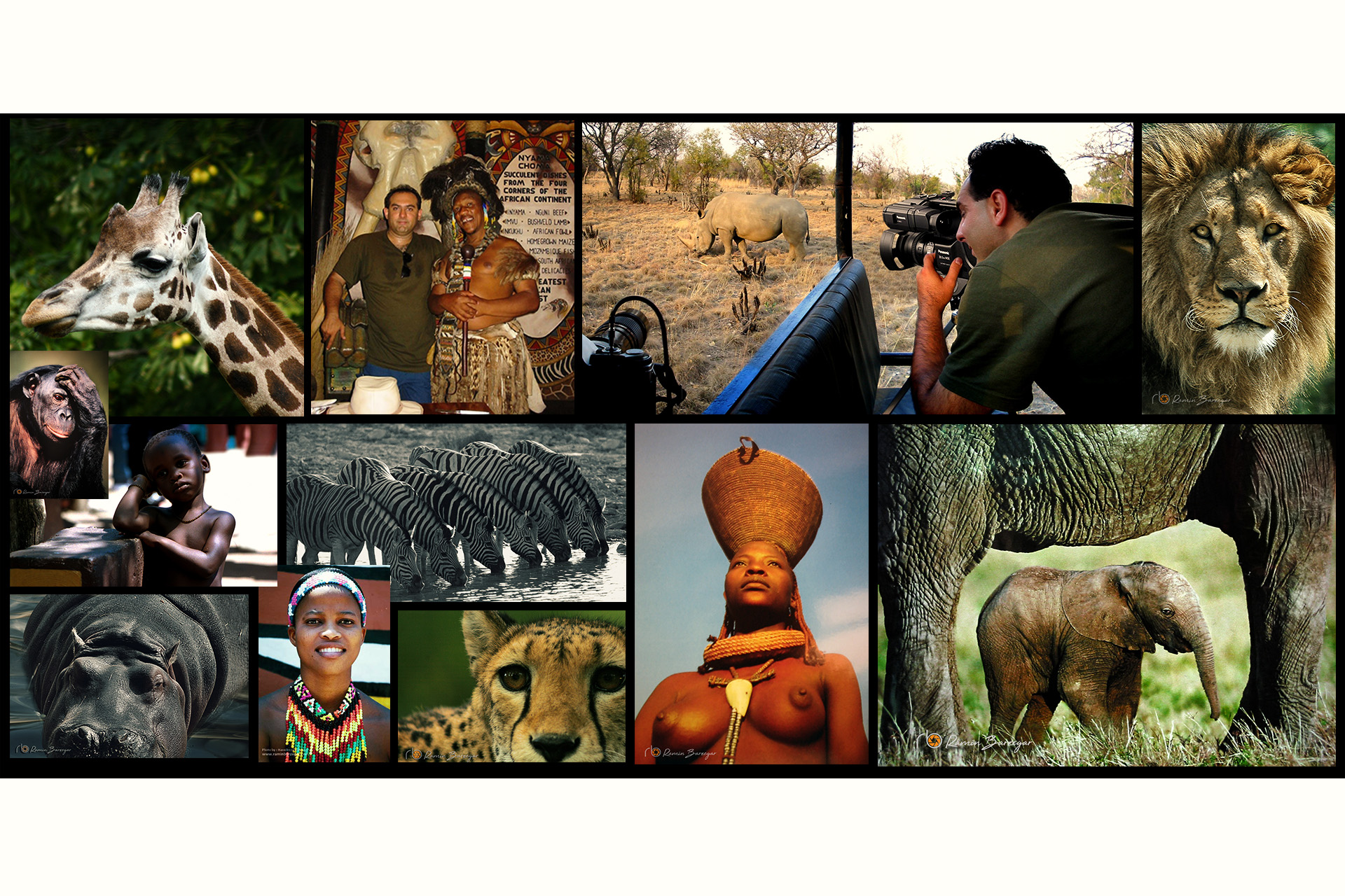 Ramin Barzegar documentary work in Africa