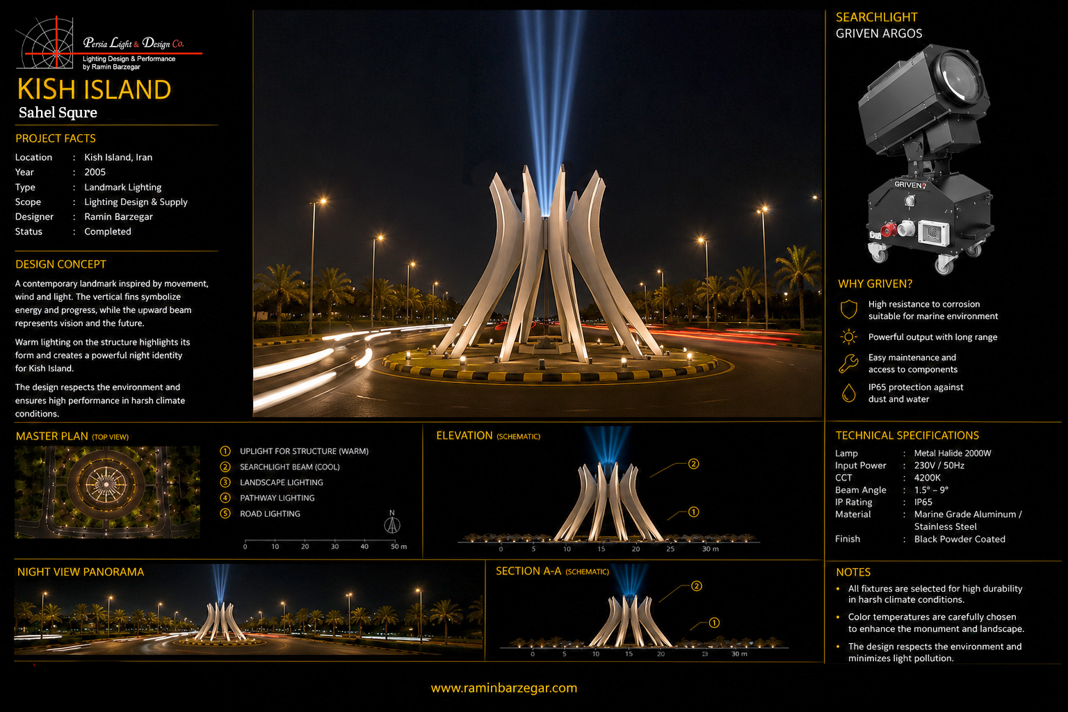 <span><strong>2005-2007</strong> — Kish Island-lighting design & Performance by Ramin Barzegar</span>