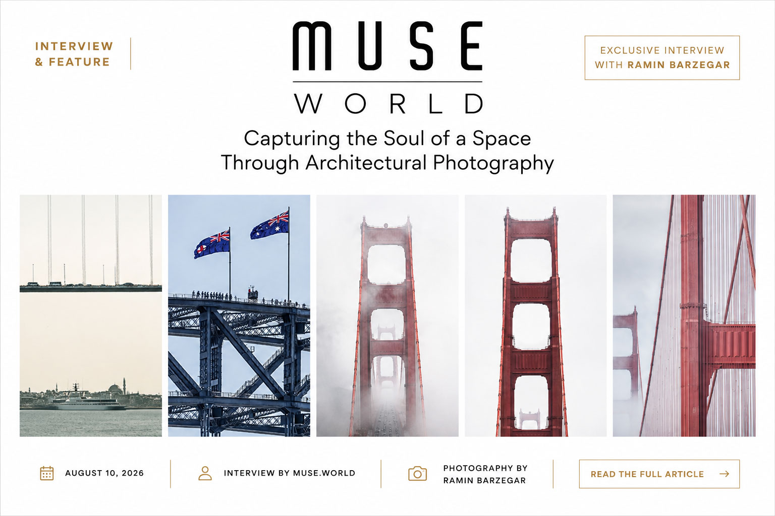 MUSE.WORLD interview with Ramin Barzegar