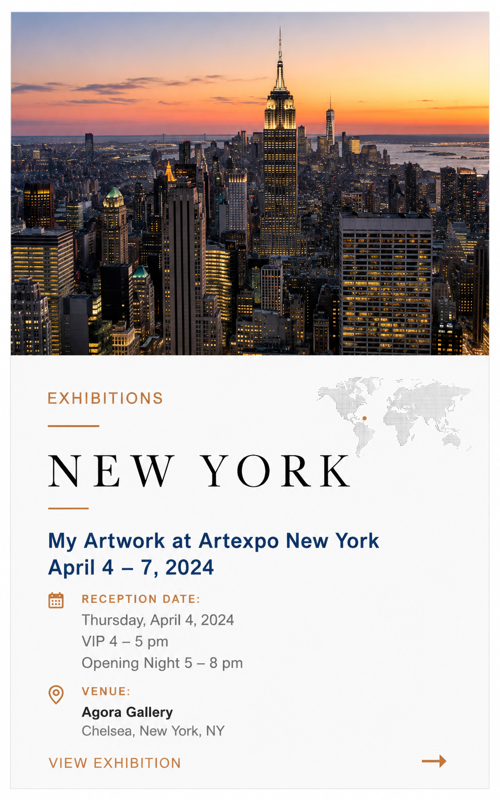 Artexpo New York April 4 to 7 2024 - Ramin Barzegar