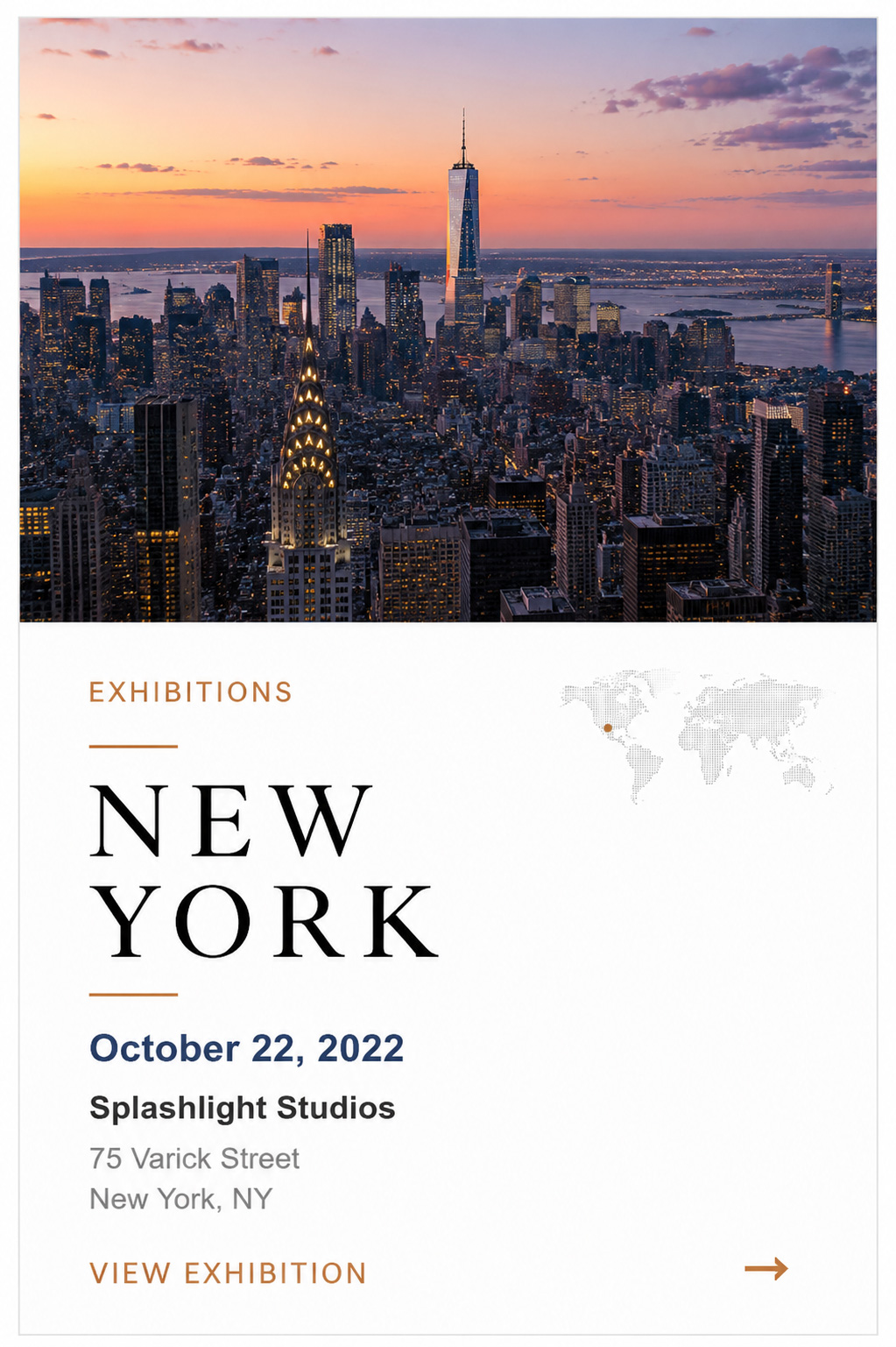 New York Splashlight Studios Exhibition October 22 2022 - Ramin Barzegar