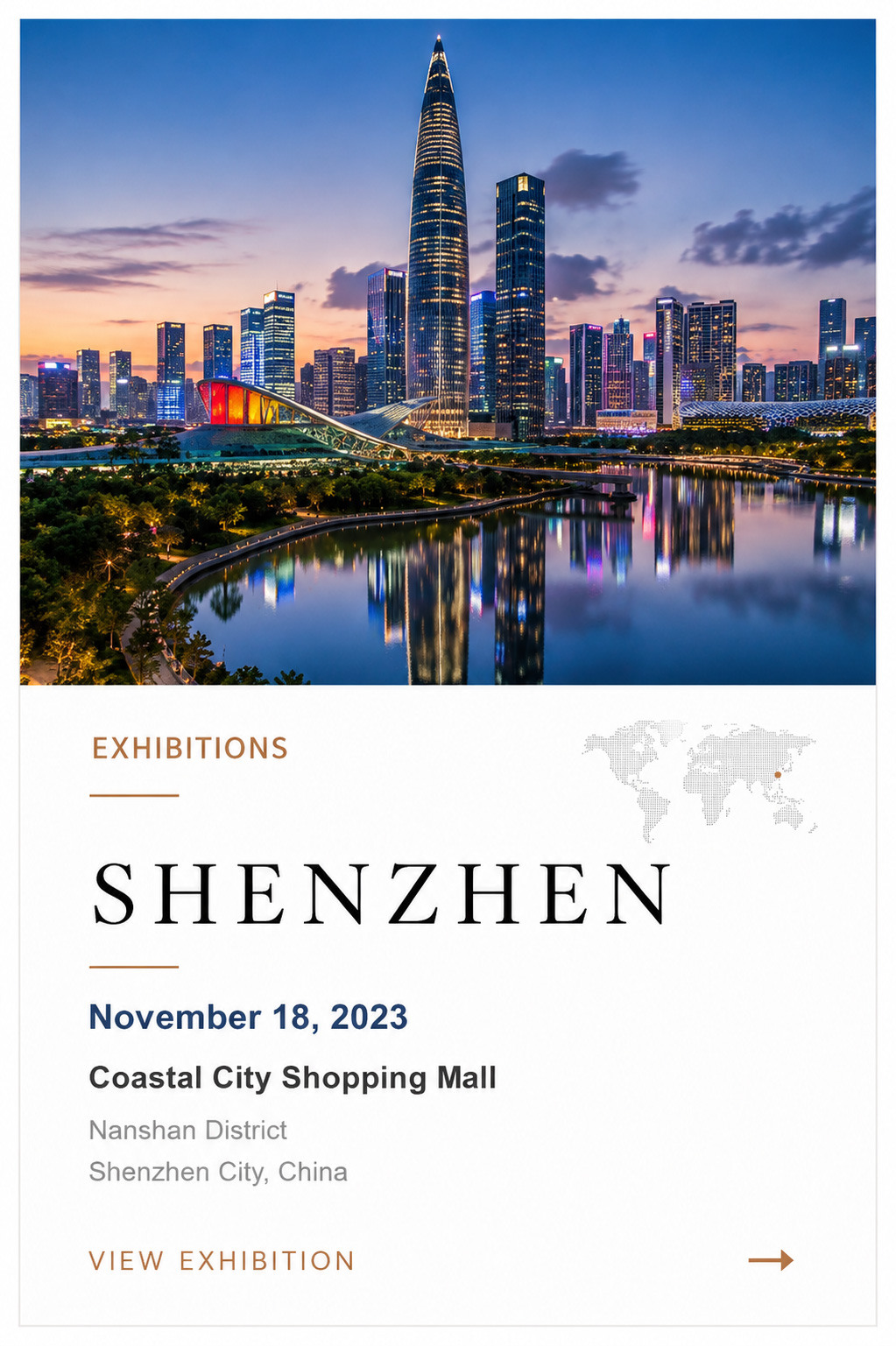 Shenzhen Exhibition November 18 2023 - Ramin Barzegar