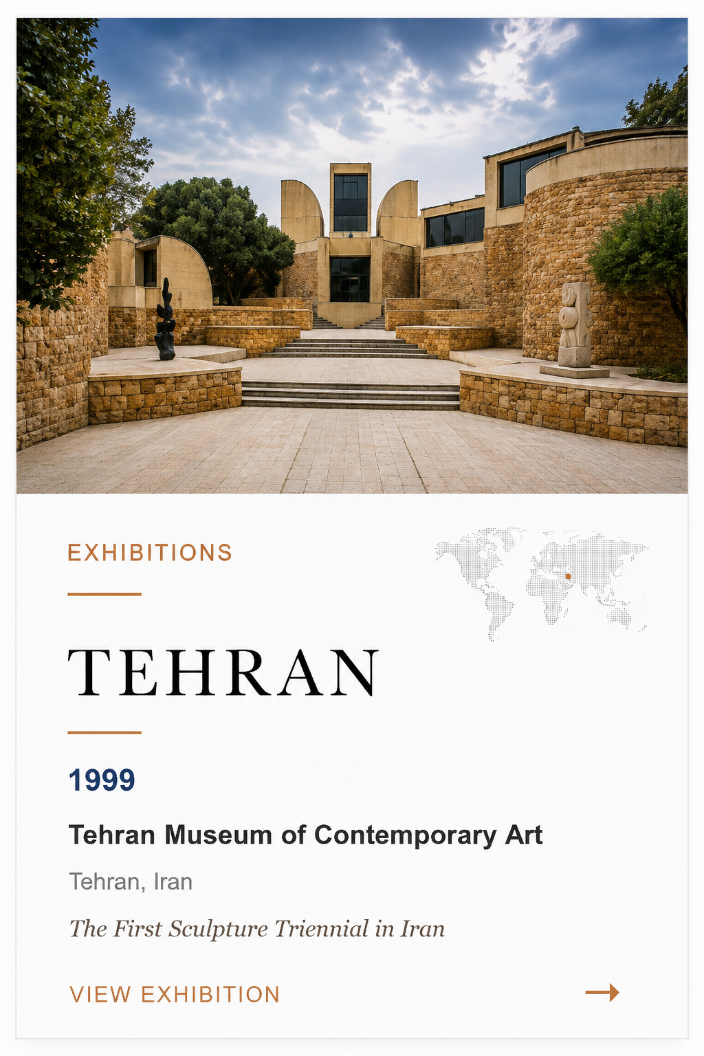 Tehran Museum of Contemporary Art Exhibition 1999 - Ramin Barzegar