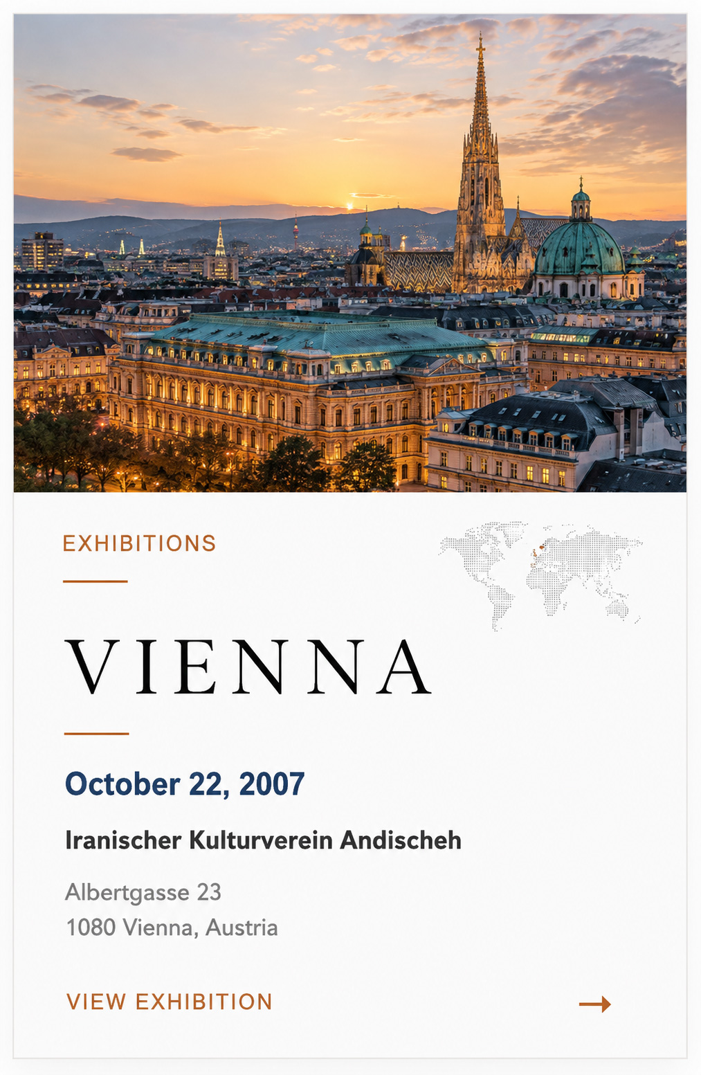 Vienna Exhibition October 22 2007 - Ramin Barzegar